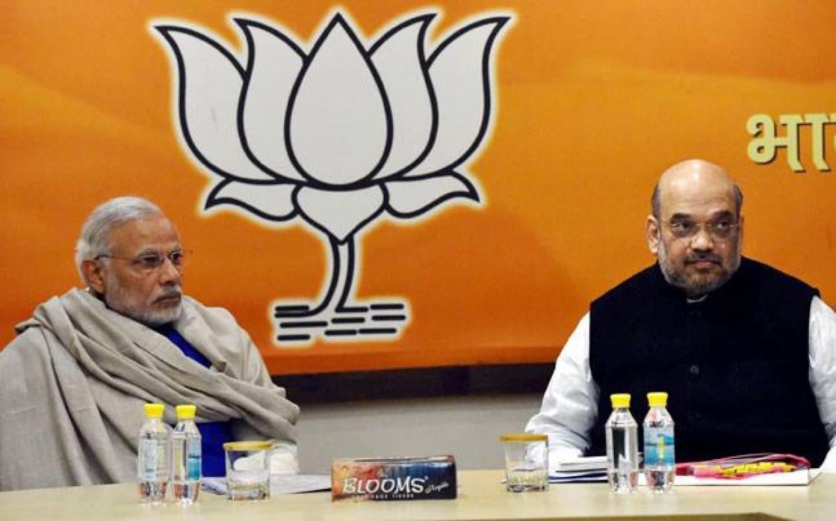 Weakened Congress rides on SP cycle: BJP