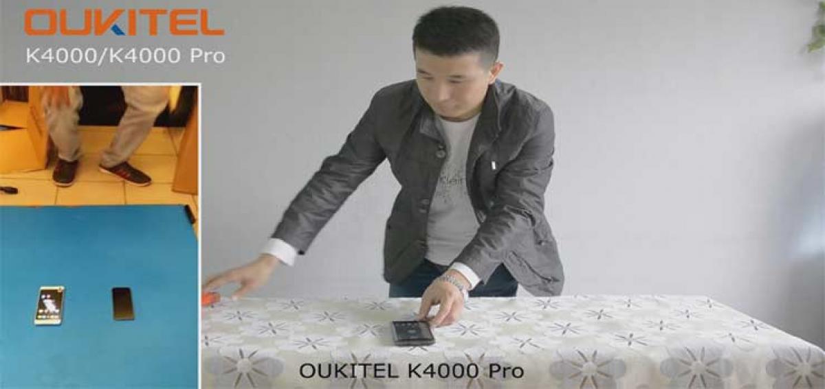 OUKITEL K4000 Pro gets hammer challenge for strong screen