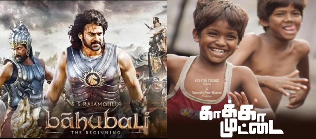 Baahubali, Kaaka Muttai have set new benchmarks for south cinema