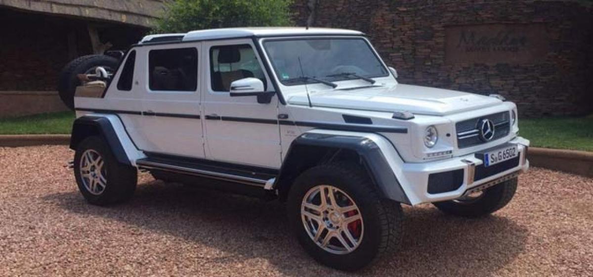 Mercedes-Maybach G65 G-Class with convertible top leaked