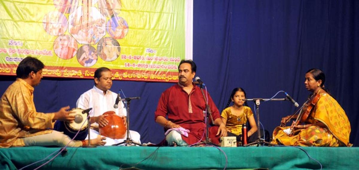 Pleasant vocal concert by CVP Sastry