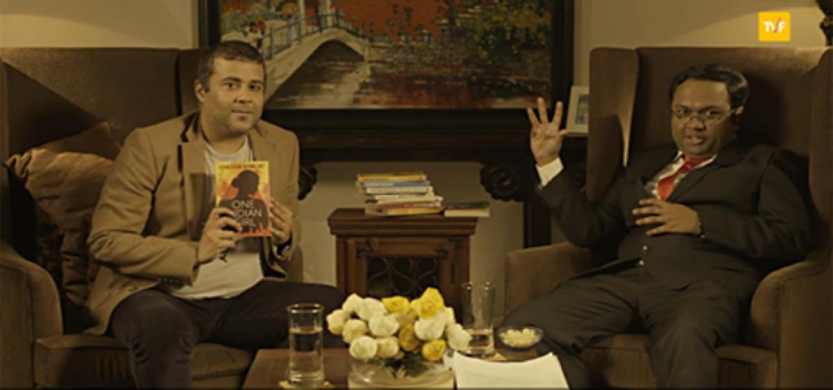 Arnub goes head to head with Chetan Bhagat