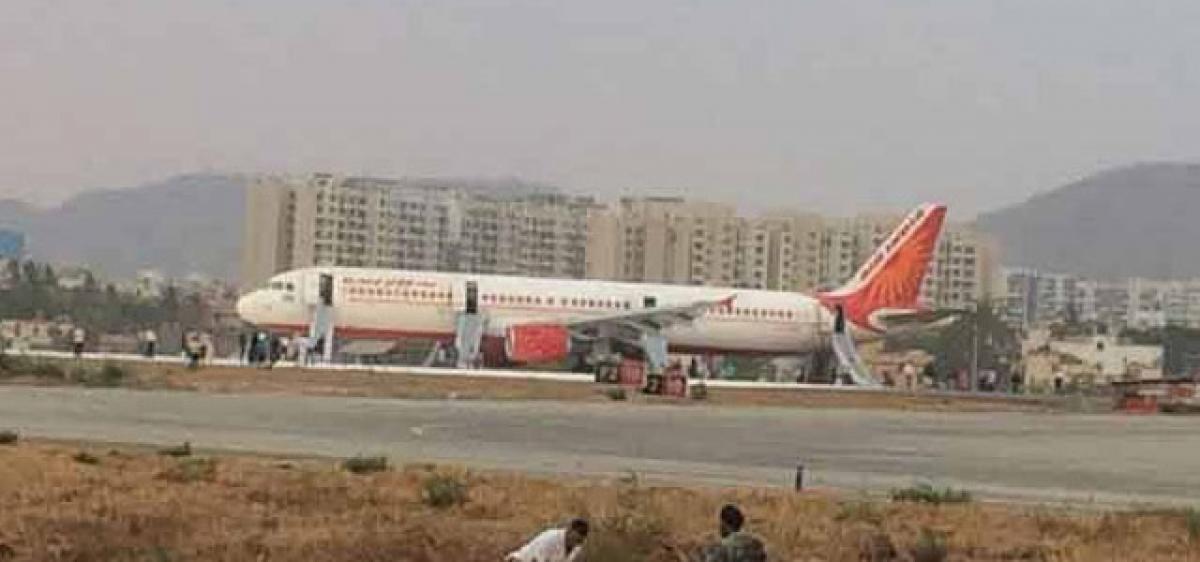 Air India flight overshoots runway at Pune airport