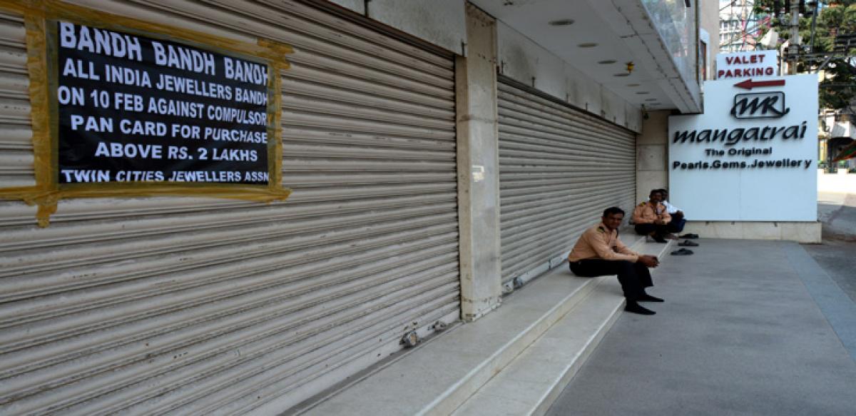 Jewellers observe bandh