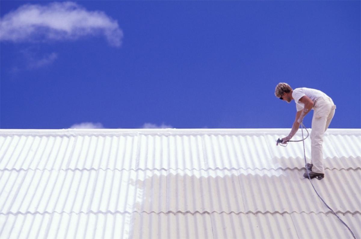 Paint your rooftops with glass paints to keep house cool in summers