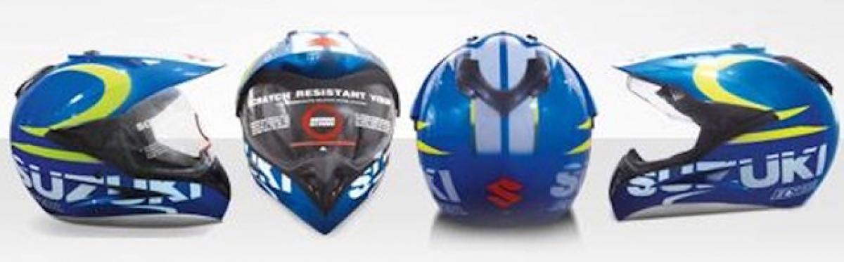 Suzuki Gixxer SF’s special edition helmet