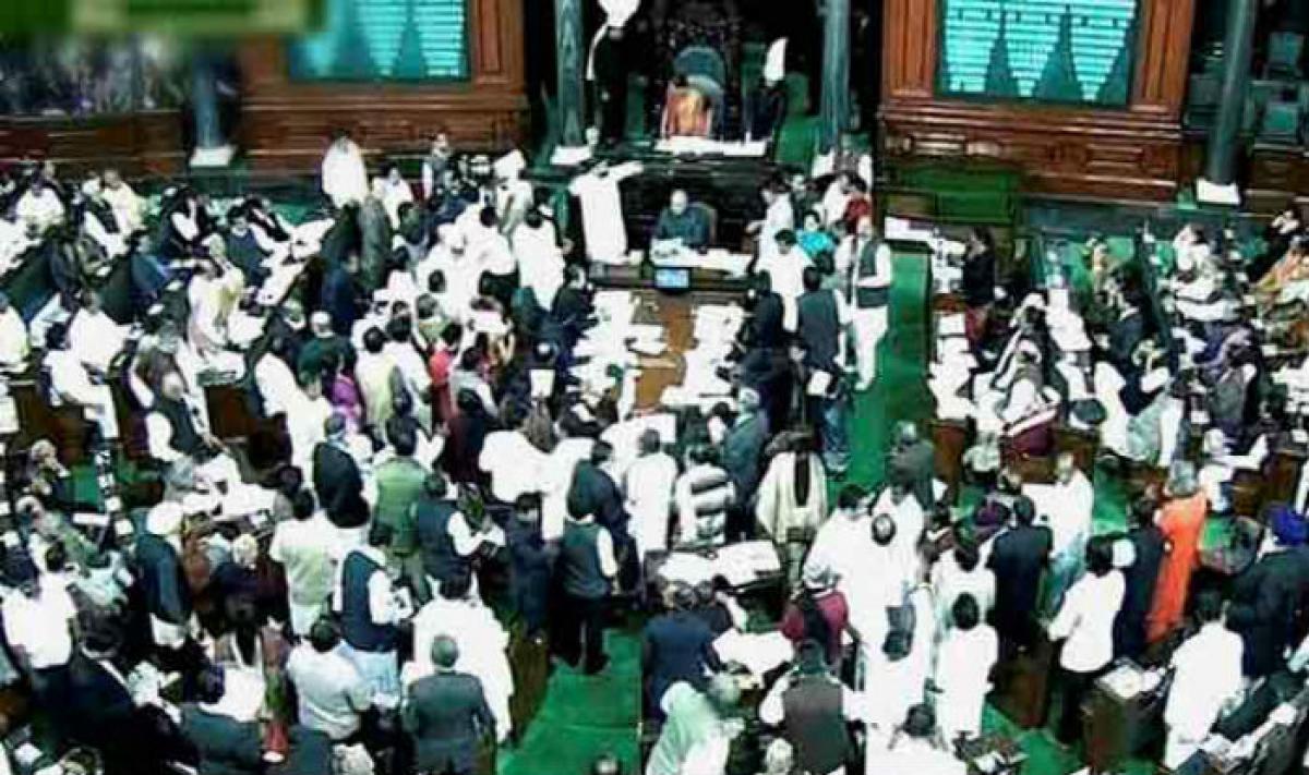 Lok Sabha adjourns amid Opposition protests over demonetisation