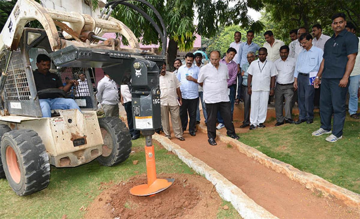 A machine that undertakes work of 60 labourers