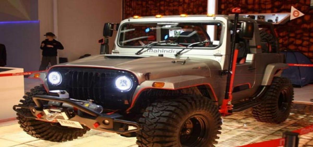 Mahindra Thar Daybreak Edition with hard  top unveiled at Surat Auto Expo