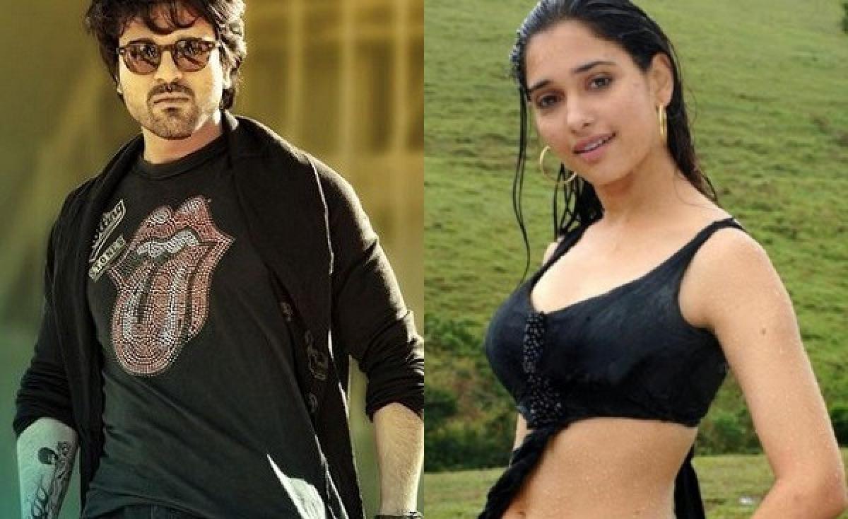 Charans Bruce Lee item song wont have Tamannaah with Chiru