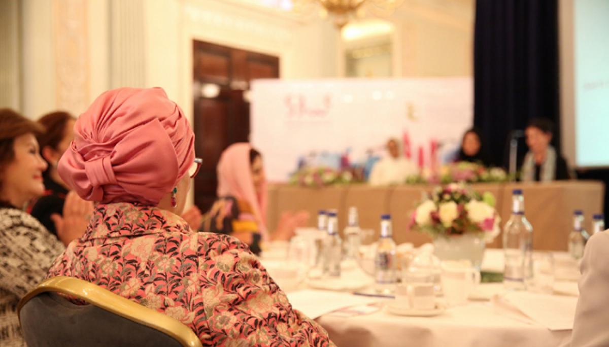 Jawaher Al Qasimi attends Sharjah Business Women Forum in London