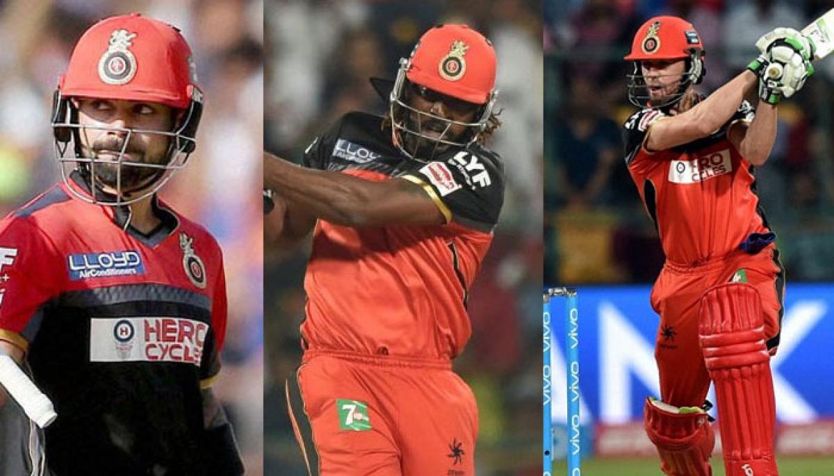 IPL 2017: Has over-dependence on Kohli, De Villiers and Gayle led to RCBs poor show?