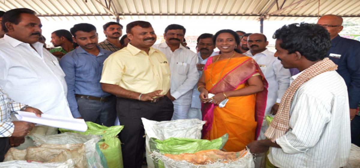 Bengal gram purchase centre opened by Telangana govt