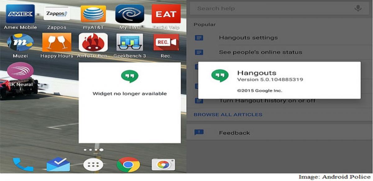 Google Hangouts 5.0 update brings performance improvements and more