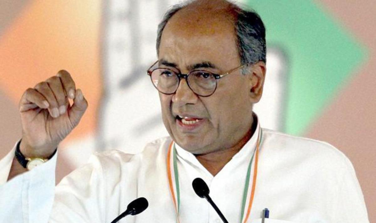 Digvijaya Singh: Congress helped carving separate Telangana