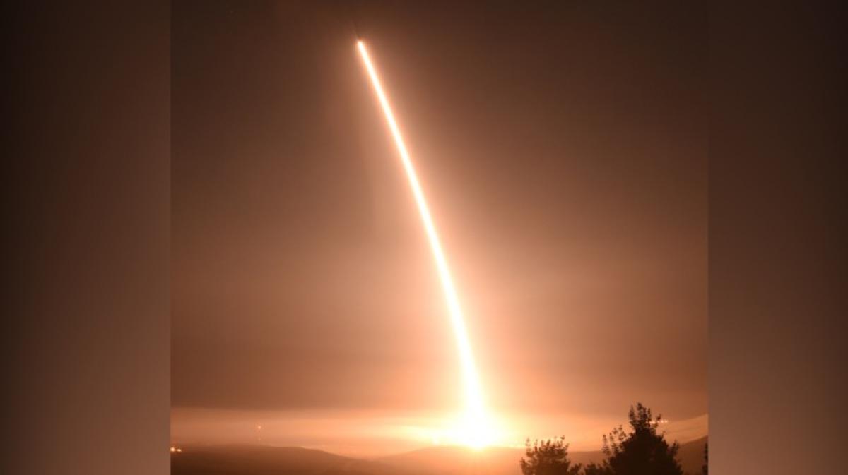 US Air Force test fires long-range missile capable of carrying nuclear weapon