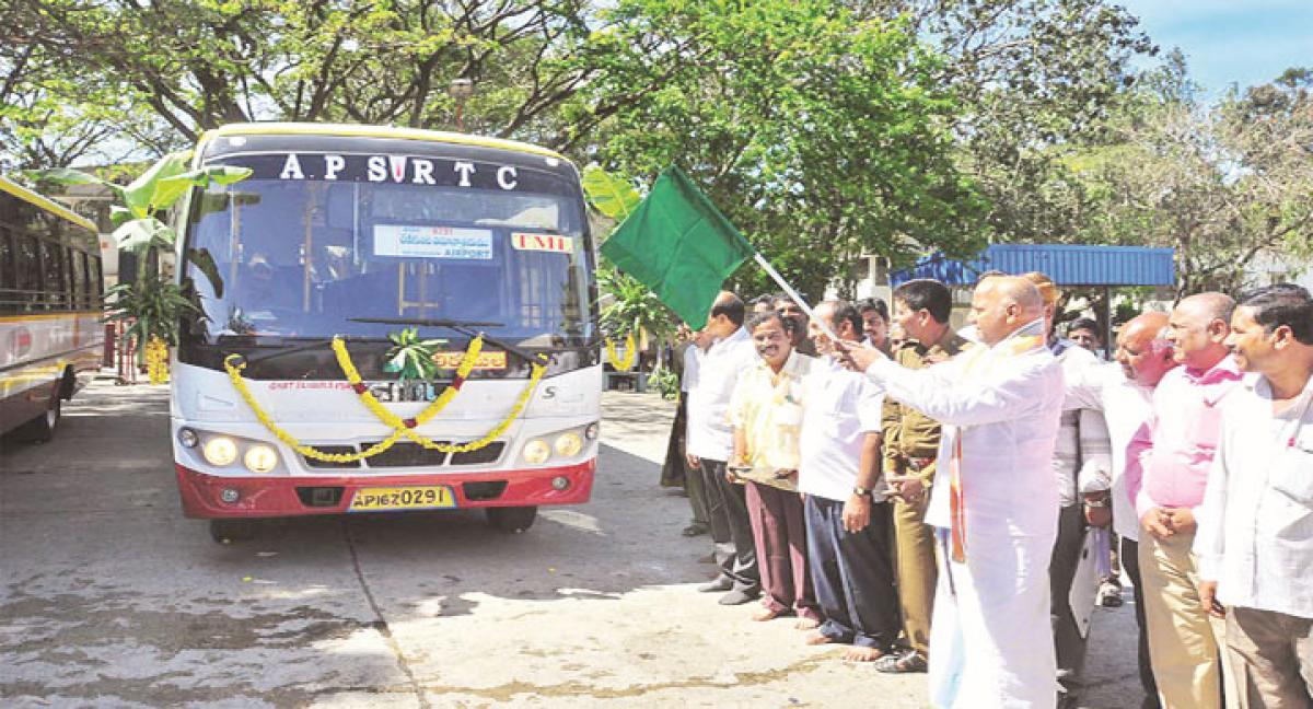 RTC introduces buses between Renigunta airport, Tirumala