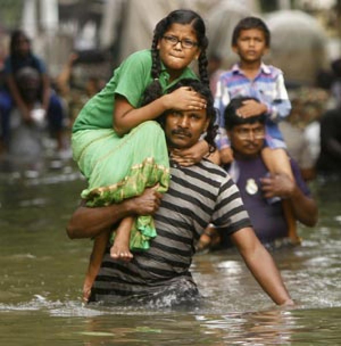 None cares for school children during rainy season