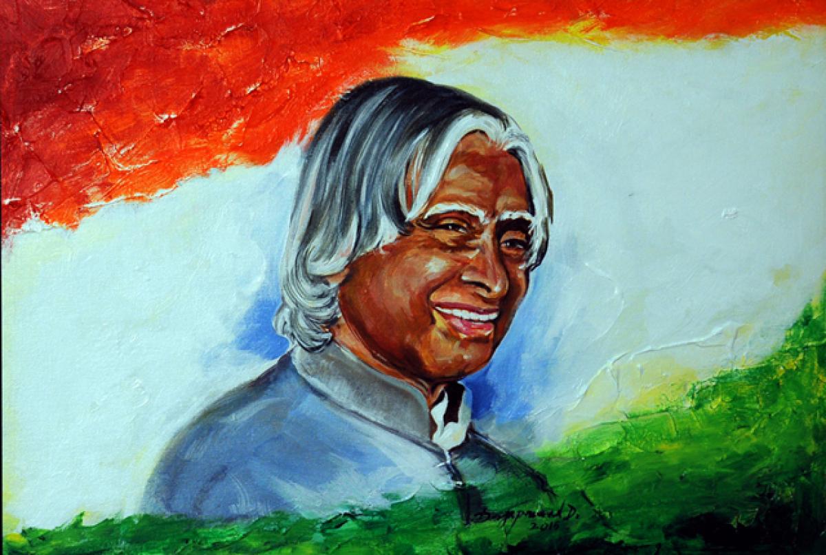 An art expo in memory of Kalam