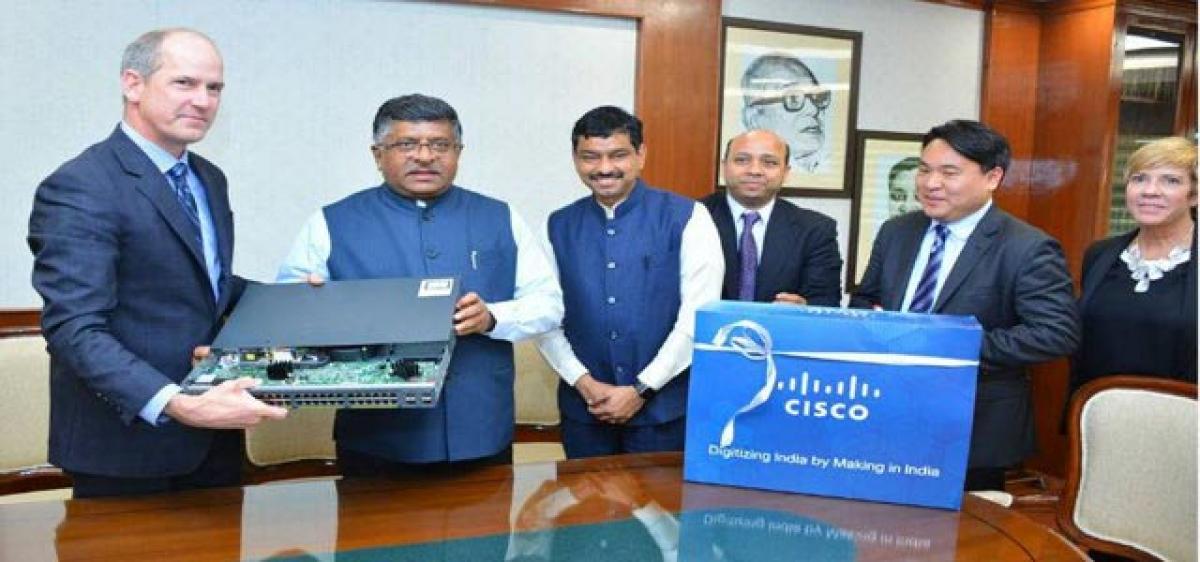 Cisco unveils first Made in India product