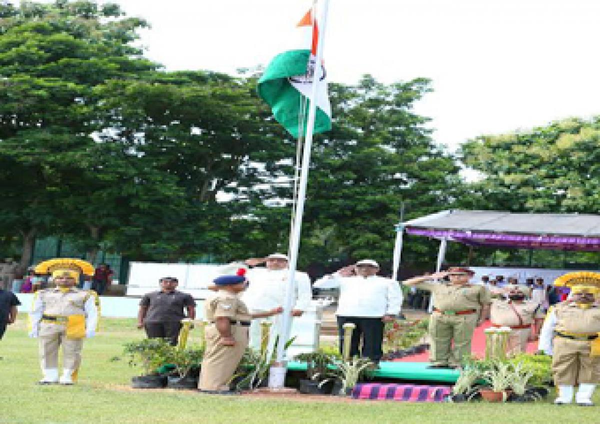 ONGC celebrates I-Day.