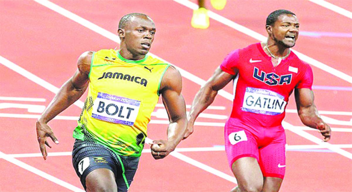 Bolt, Gatlin renew 100m battle