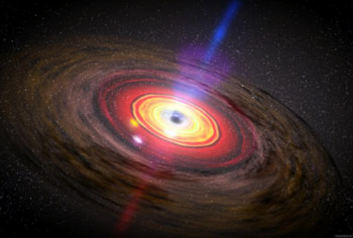 Chandra space observatory finds burping supermassive black hole