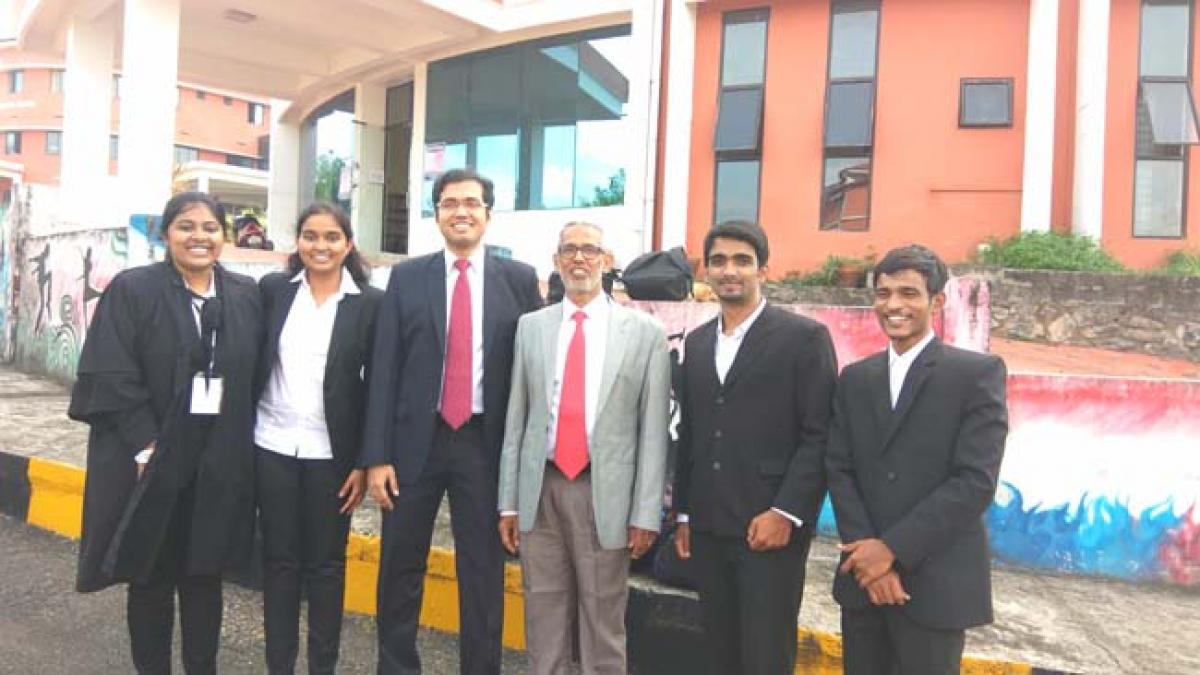 Students of University College of Law, Osmania University excel in National Mock Trial Competition