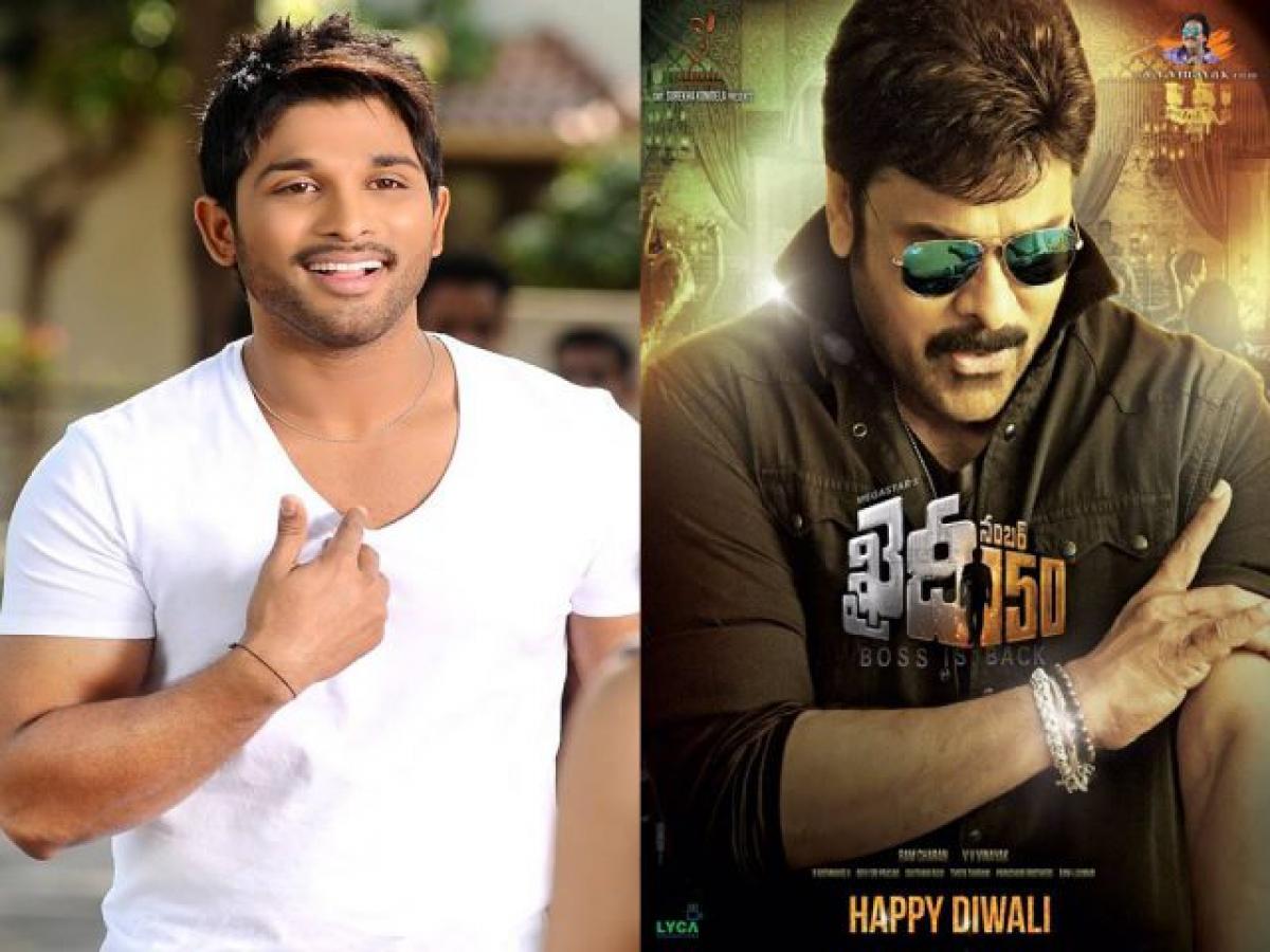 Allu Arjun to be seen in Chiranjeevis Khaidi No 150