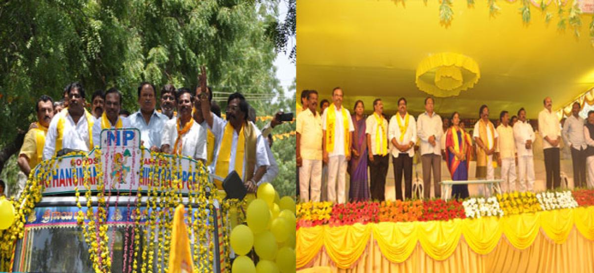 Telugu Desam Party kick starts poll campaign for 2019