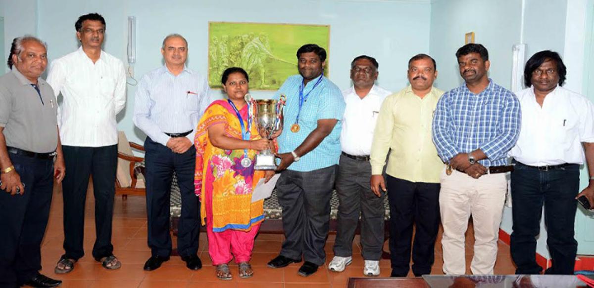 RSB, Hyderabad retains AICS carrom Title