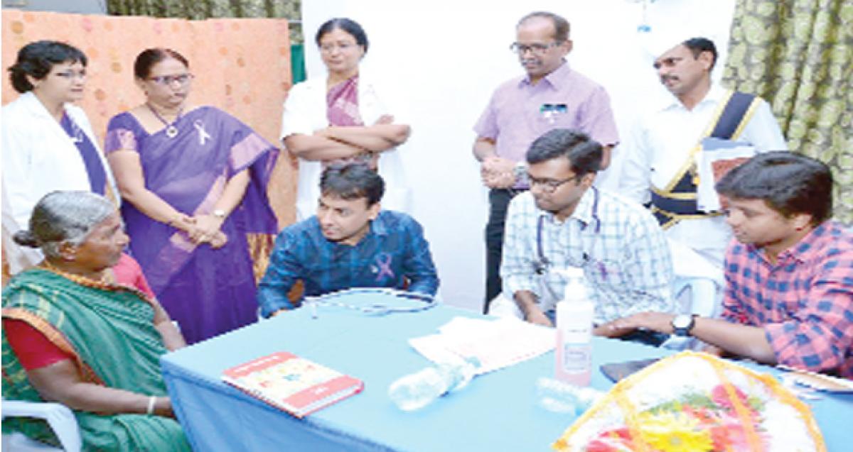 Collector calls for more medical camps to help detect cancer