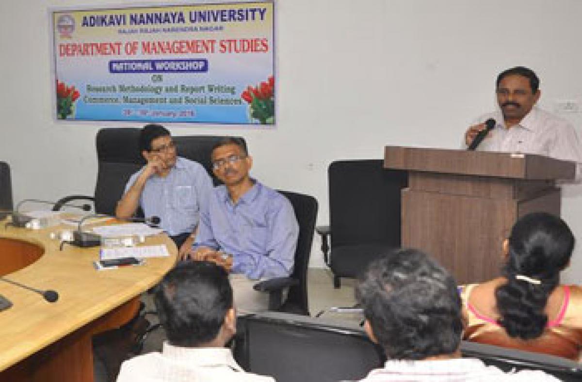 Workshop on research methodologies organised