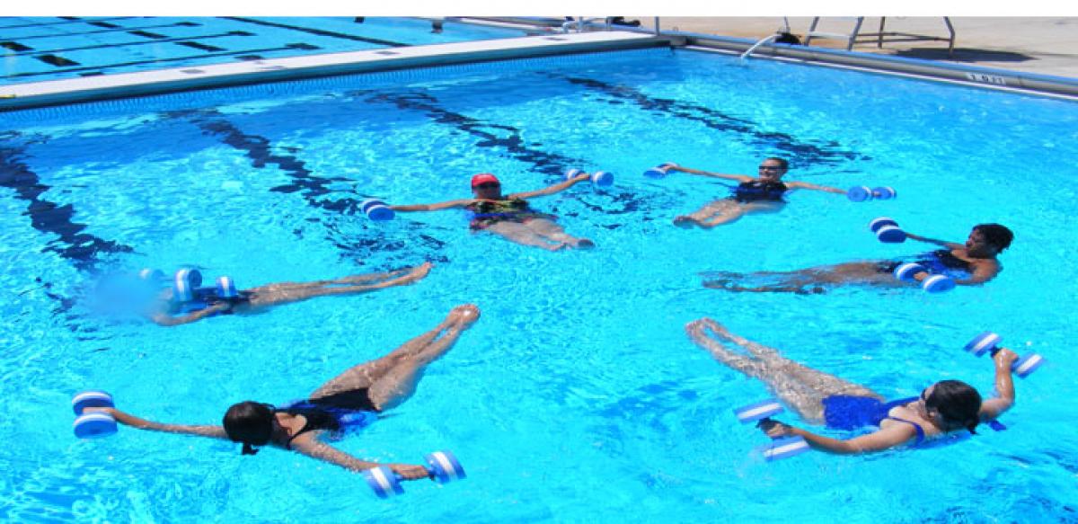 Aqua aerobics: The new fitness trend