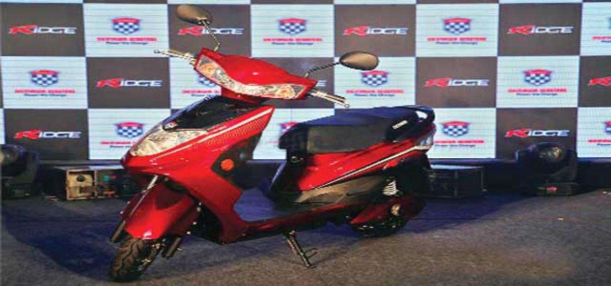 Okinawa Ridge electric scooter India launch price `43,702