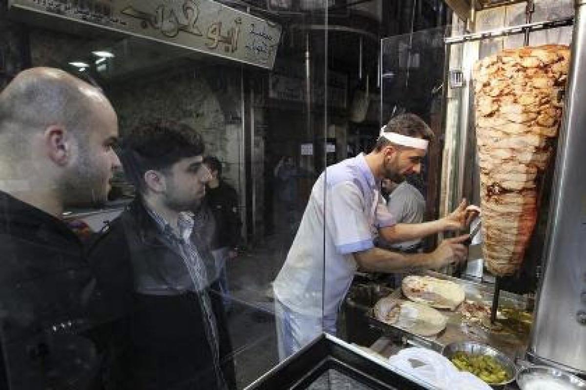 Syrians have to pay tax for Shawarma sandwich