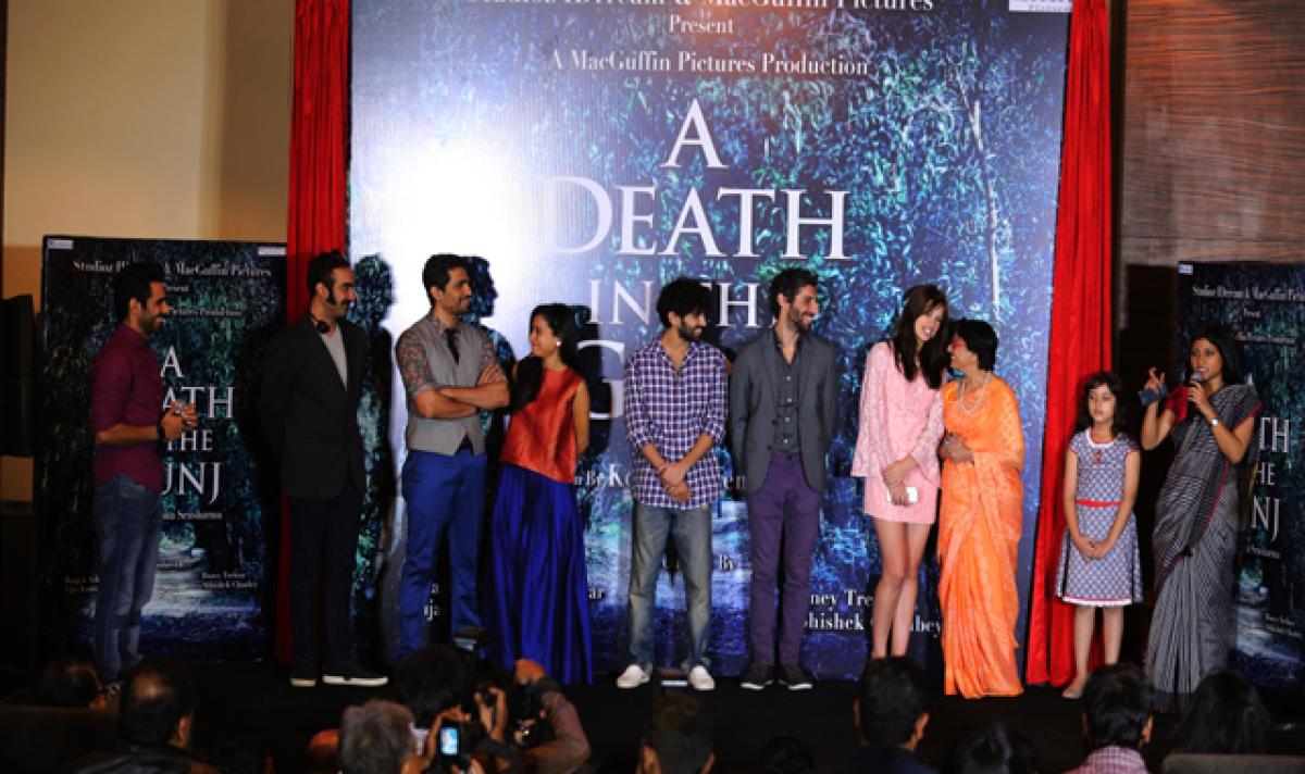 Gulzar and Vishal Bhardwaj launch Konkanas directorial debut A Death in the Gunj
