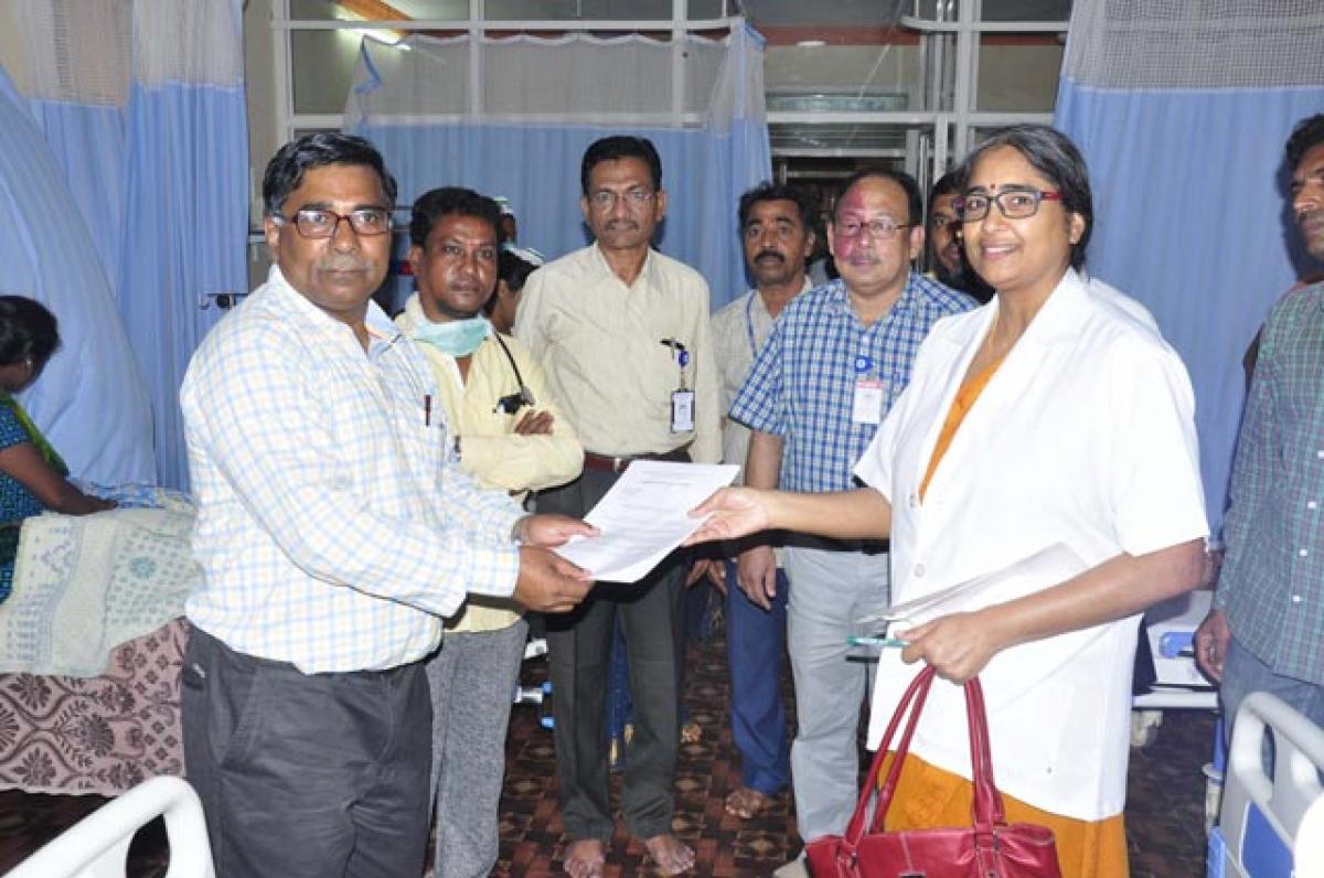 NTPC donates medical equipment to hospital