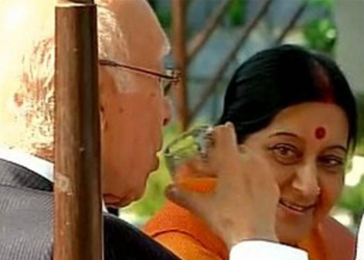 Its breakfast meet for Sushma, Sartaj in Pokhara