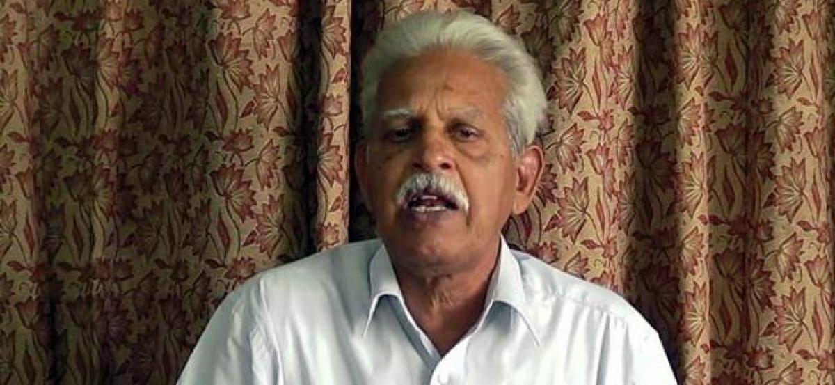 Maoist leader R.K. is safe, says Varavara Rao