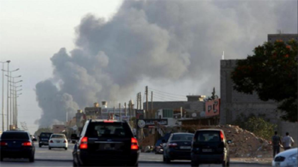 Blasts and heavy gunfire heard in Libyan capital