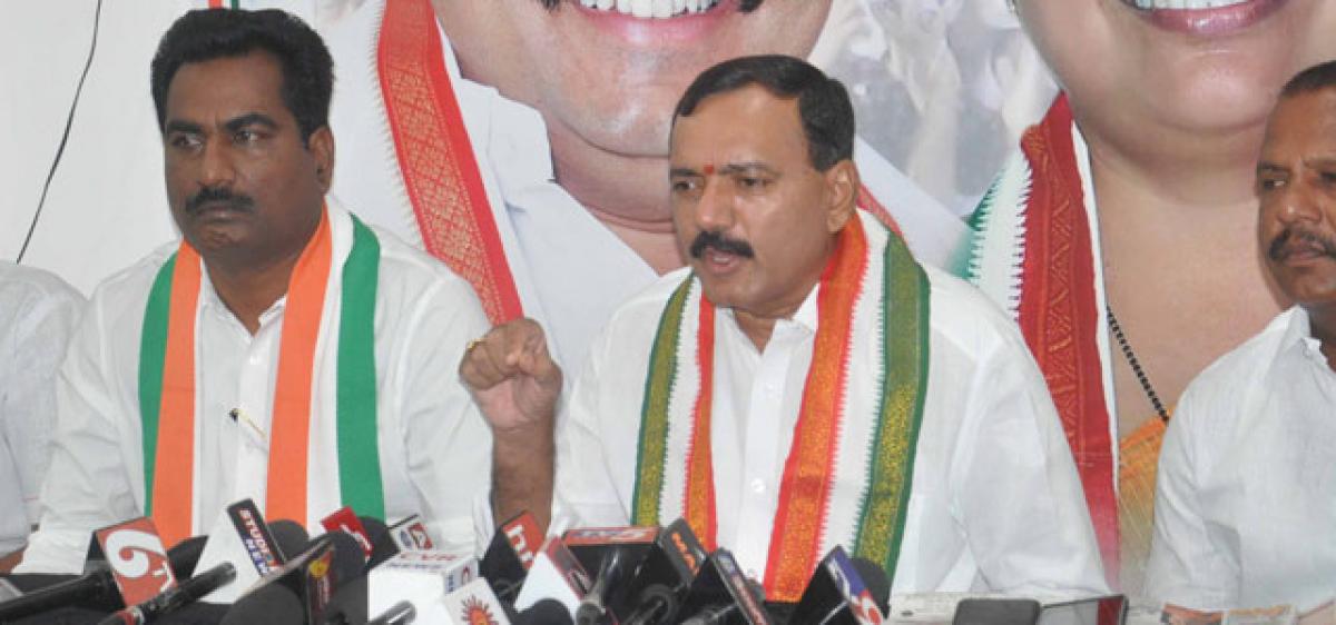 Book criminal cases against KCR: Congress