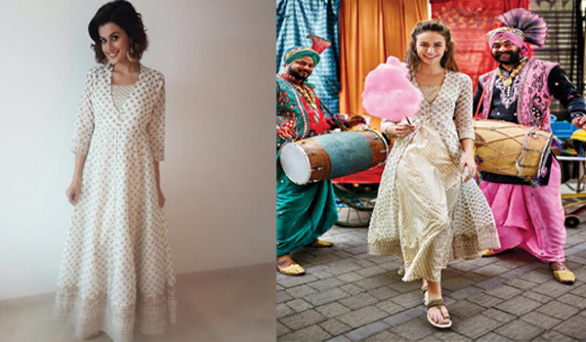 Spotted:Tapsee Pannu in Global Desi