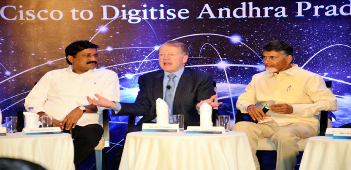 Naidu launches Andhra Pradesh State Fibre Grid