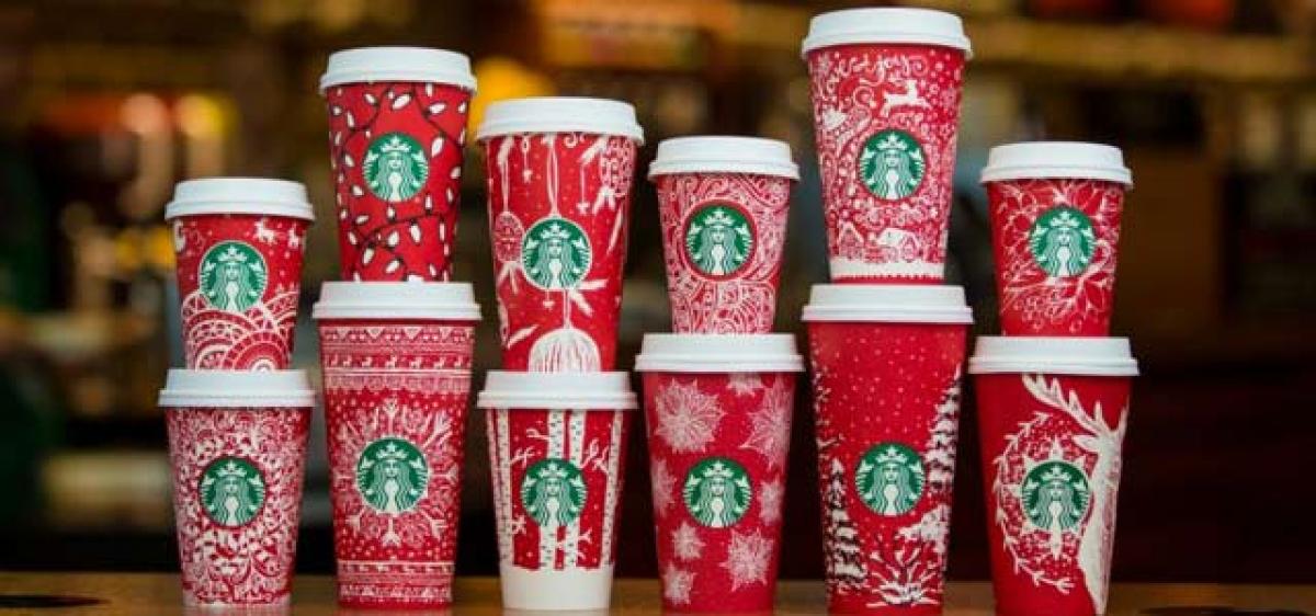 Starbucks’s red cups to make Christmas colourful