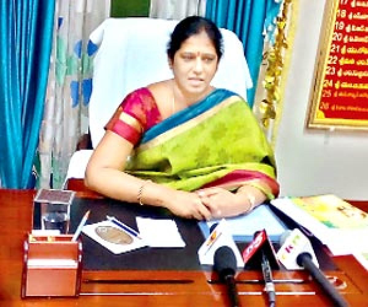 Chittoor ZP chairperson attributes her success to husband