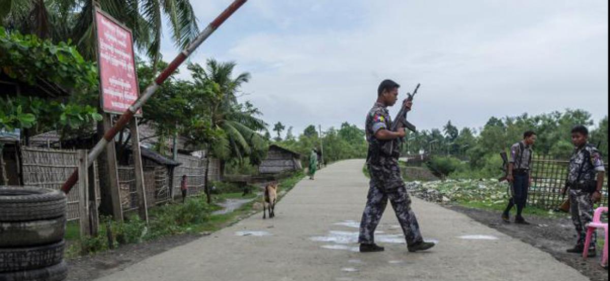 Clashes between armed men and troops in Myanmar kills 12 