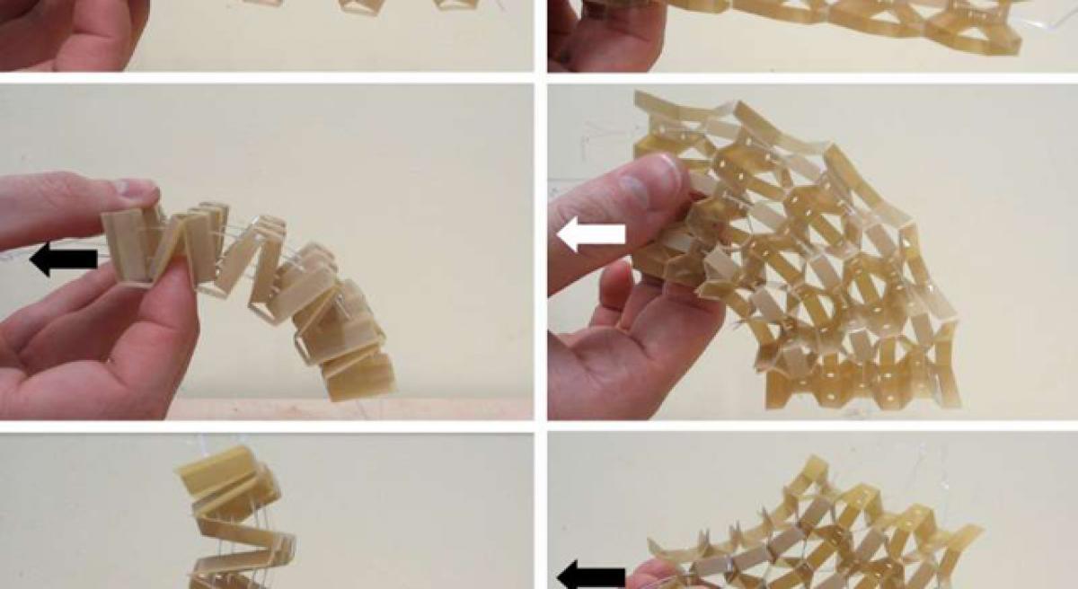 Engineers develop shape changing metamaterial