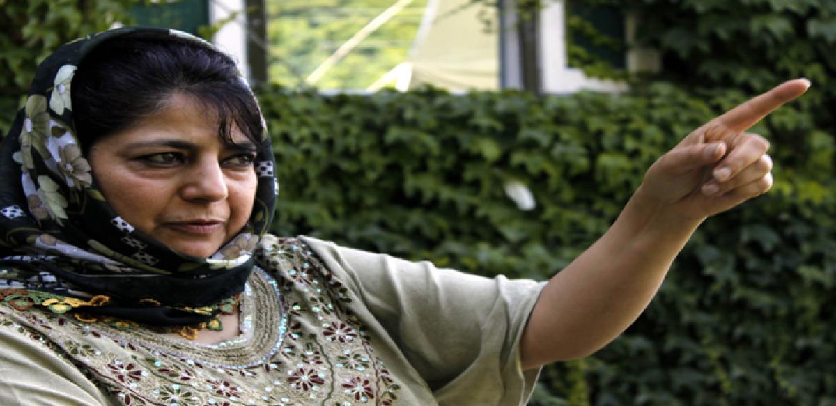 Mehbooba set to become first woman CM of J&K