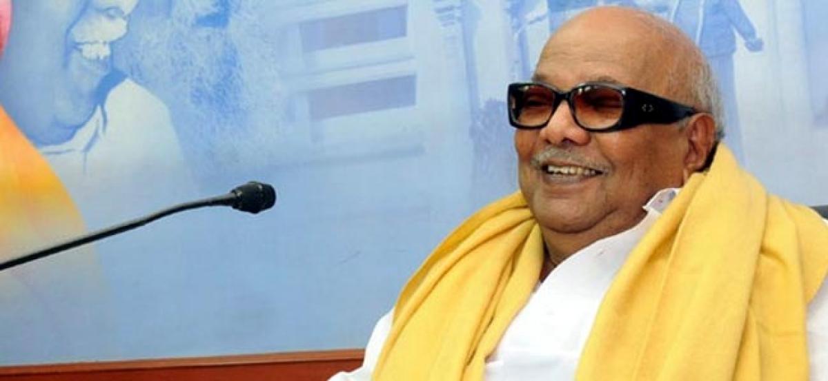 Karunanidhi hospitalised: DMK President stable after undergoing tracheostomy